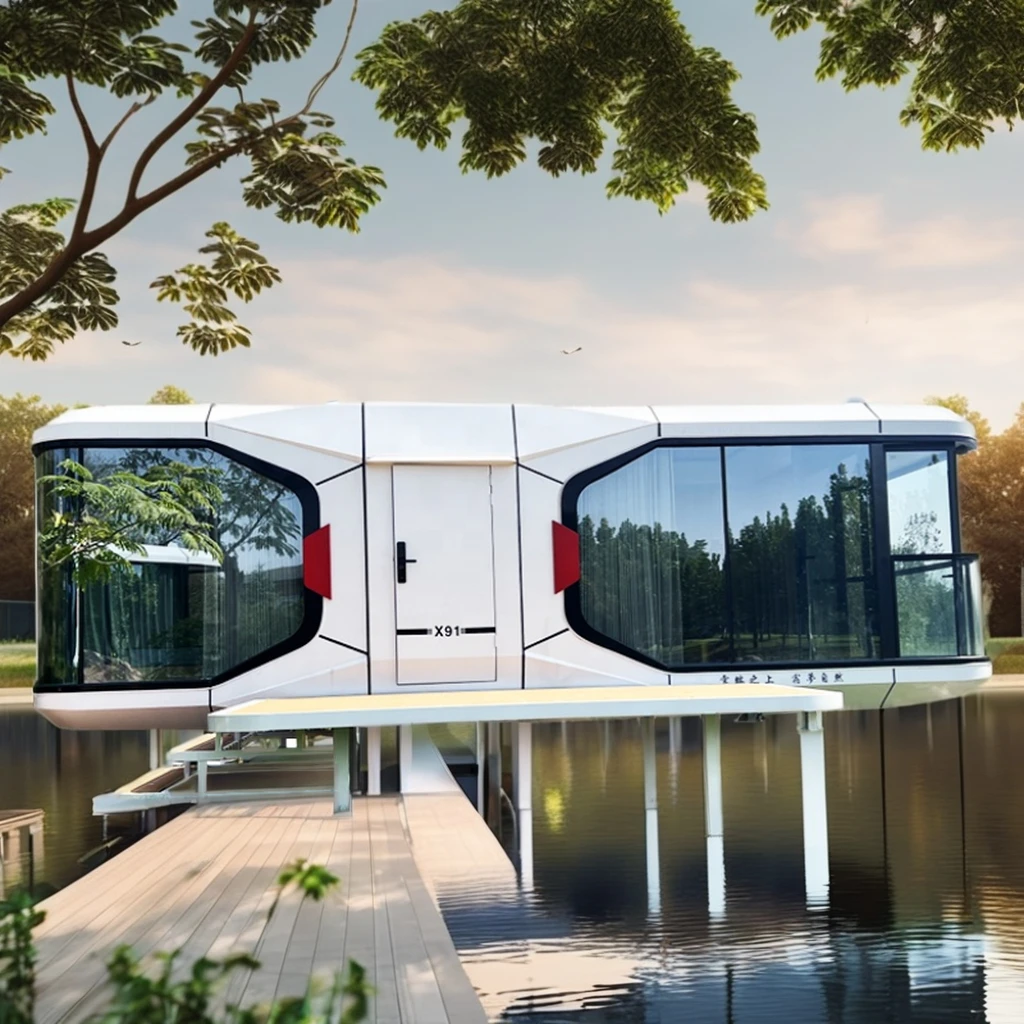 Australian standard space capsule movable homes mobile prefab house extendable hotels vessel space capsule house etong