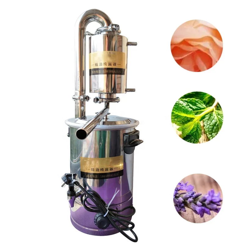 Automatic Essential Oil Vacuum Steam Distillation Extraction Machine Equipment Tank Apparatus Kit Plants Herb 50L 100 5000 Liter