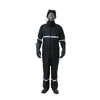 Lead free lightweight overall nuclear radiation protection suit for MULTI-HAZARD PROTECTION