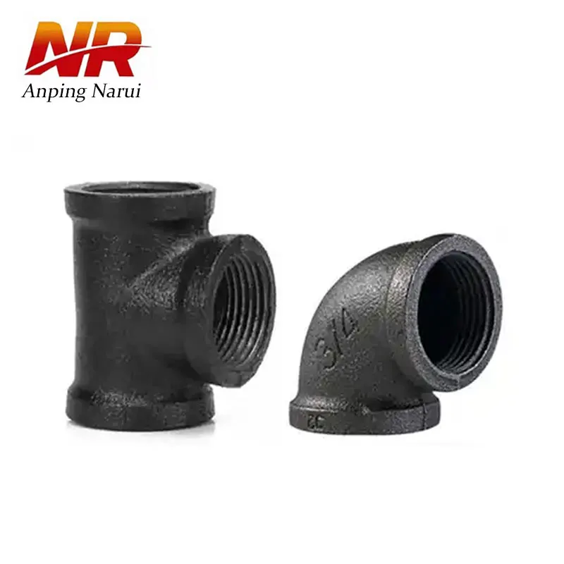 Black Metal Cast Iron Elbow Hardware Support Malleable Racks Shelves Shelf Bracket Decor Pipe Fittings Connector