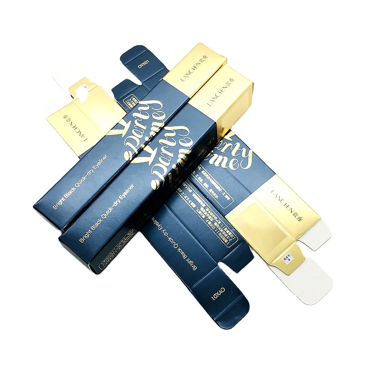 Custom Logo Luxury Lipgloss Lipstick Paper Eyelash Box Nail Gift Printed Small Craft Paper Packaging Boxes Cosmetic Paper Box