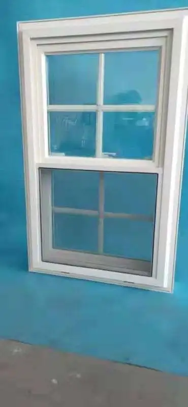 Canadian style Interior Home Upvc Windows Cheap Price Tempered Glass Grill Design Pvc Sliding Window