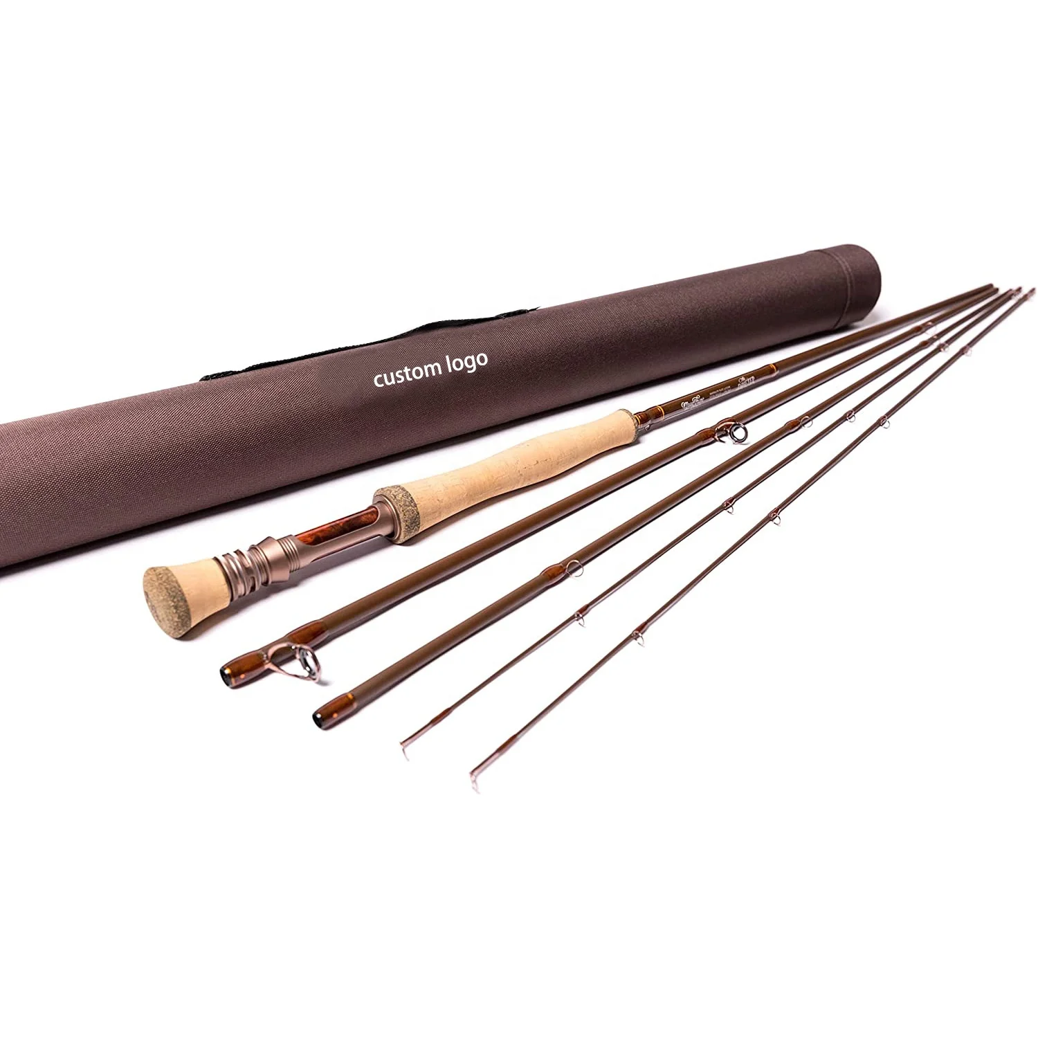 Custom Fly Fishing Rod with Carrying Case and Extra Rod Tip Section