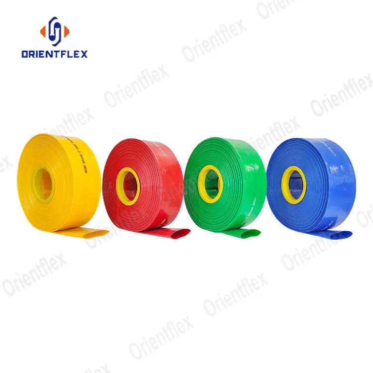 10 Inch 15 Bar Cheap Price 150Mm 125Mm High Pressure 3 Inch 5 Inch Pvc /Tpu Layflat Flexible Hose 200Mm Supplier