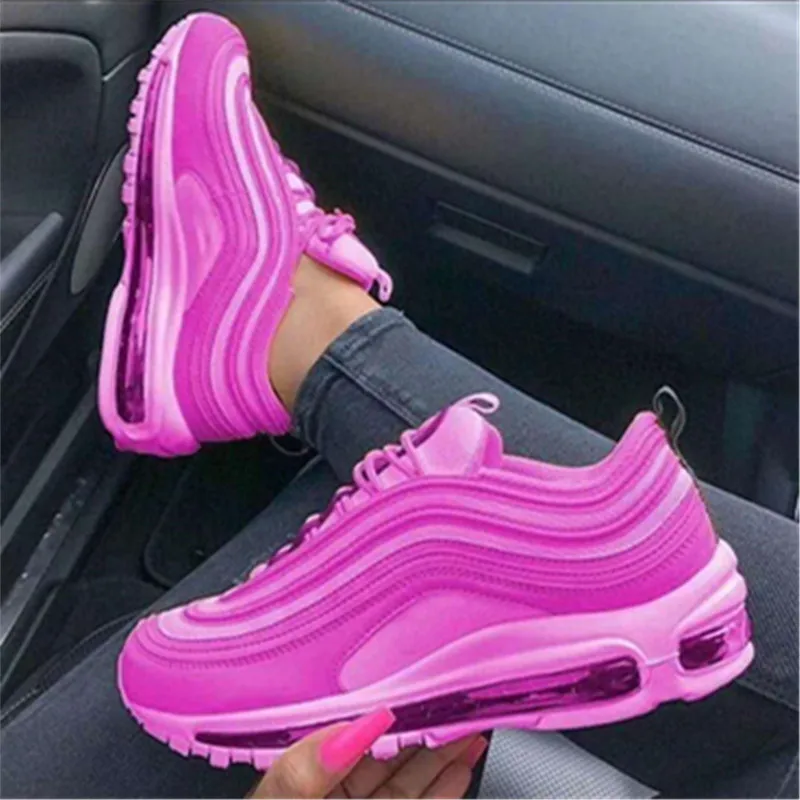 
2020 Ladies Fashion Sport Sneakers Popular Ladies Slide Footwear Running Lace Women Casual Shoes 