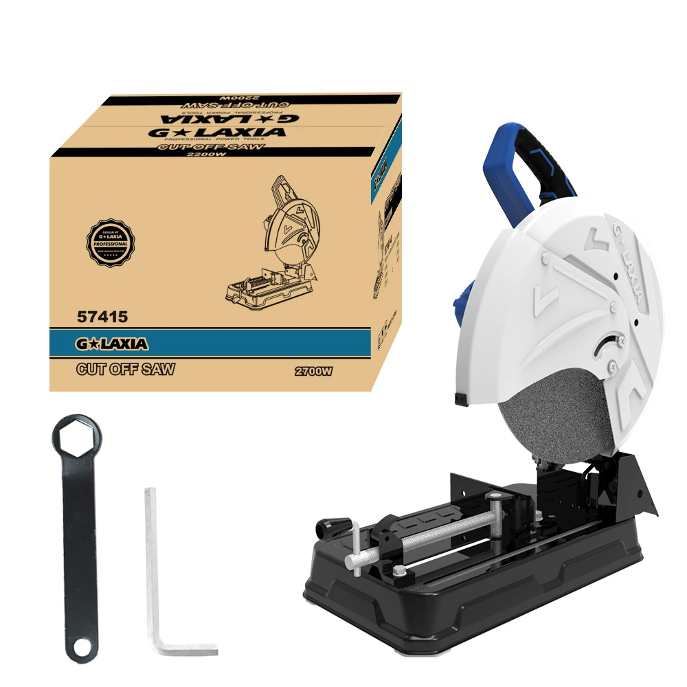 2700W 15A Electric Cut Off Saw with 355mm Disc Diameter and 155mm Max cutting capacity