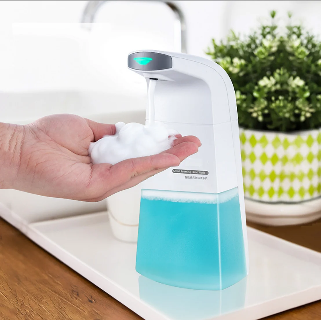 OEM logo Touchless Automatic hands free foam liquid soap dispenser