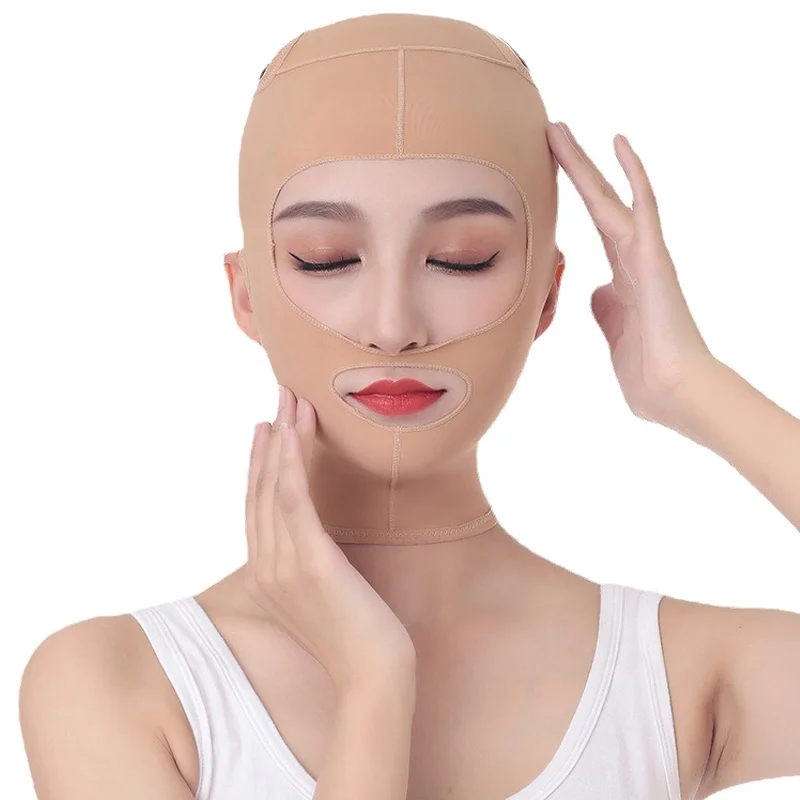 5010 Wholesale Reusable V-line Face Chin Cheek Lift Slimming Belt Facial Anti Wrinkle Bandage Reduce Double Chin Face Shaper