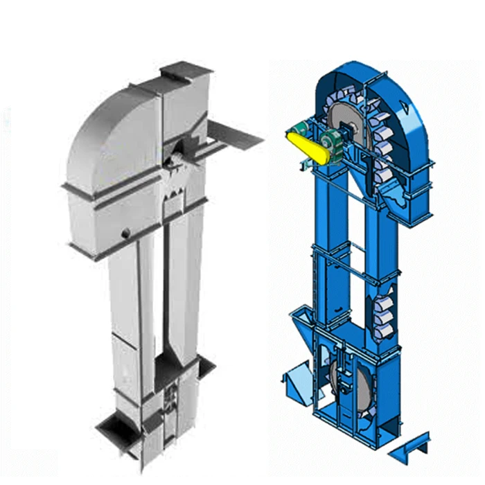 Heat resistant bucket elevator conveyor/chain bucket elevator conveyor system/plate chain bucket lifting equipment