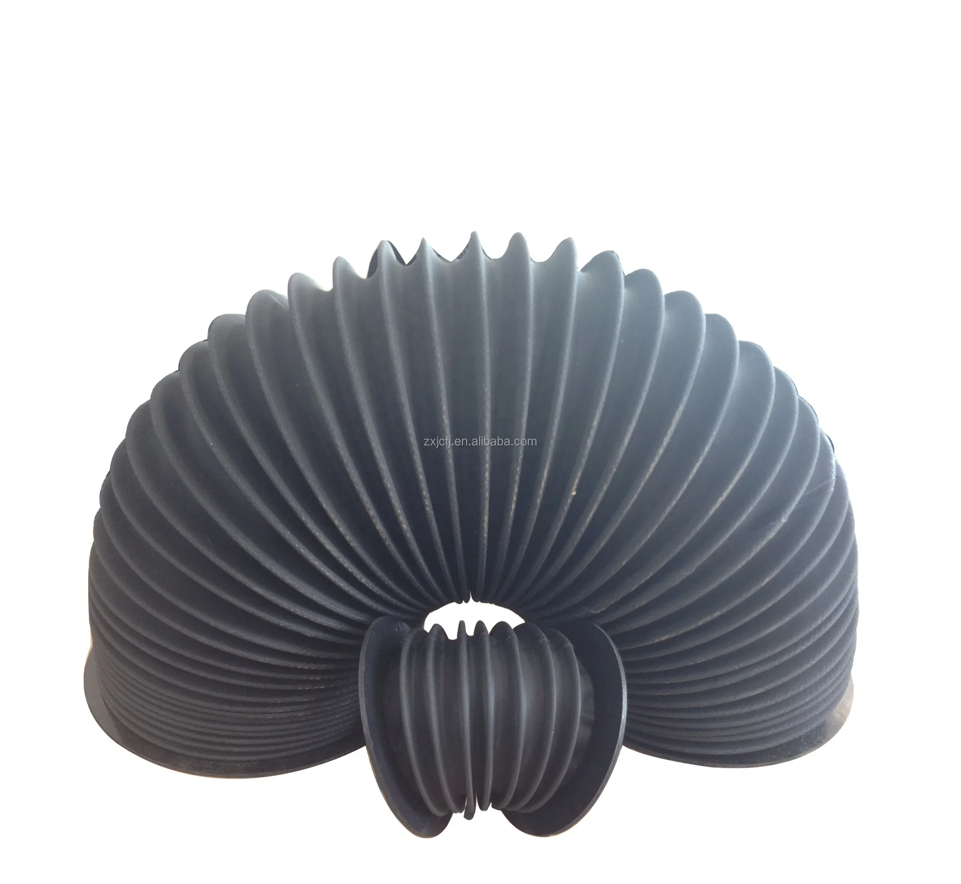 CNC Machine Plastic Rubber Round Shaft Bellows Dust Cover Cylinder Rod Bellows