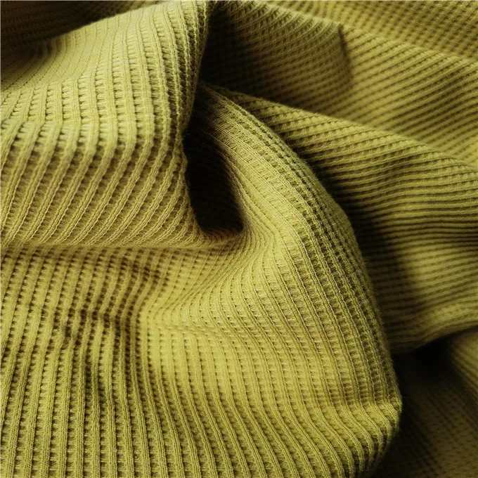  Cotton Modal Waffle Knit Fabric