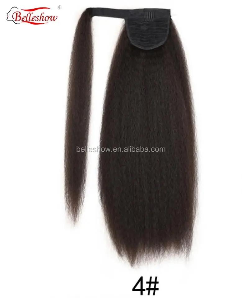 
Belleshow Big Jacques pattern fluffy wig ponytail magic paste long hair wig ponytail long curly magic paste wig ponytail 