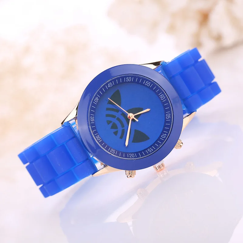 Luxury Brand Women Colorful Silicone Jelly Quartz Watch Men Casual Sports Wristwatch Ladies Fashion