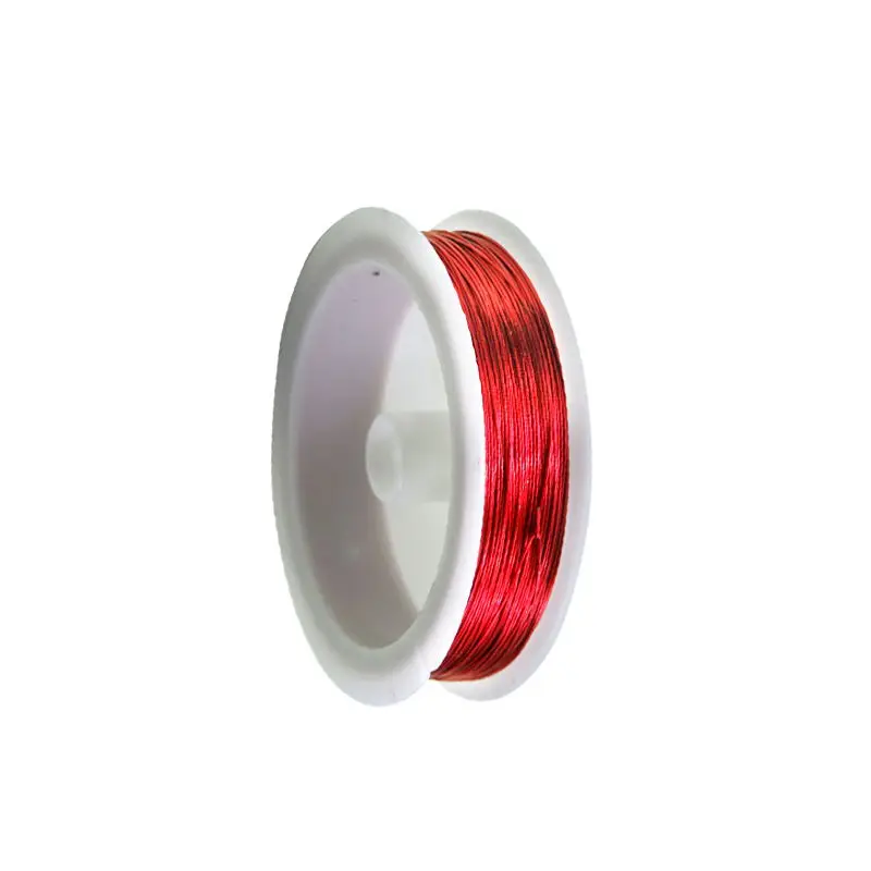 Factory customized colors are bright and durable making metal craft memory wire for bracelet making aluminum wire jewelry