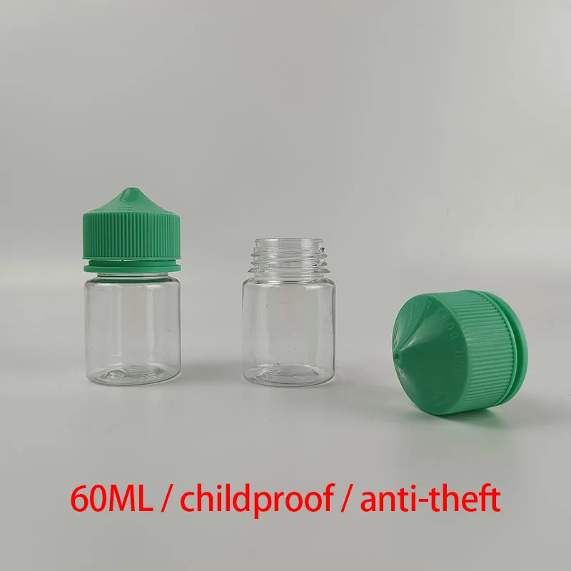 Wholesale Recyclable 10 20 30 50 ml PET Squeeze Dropper Bottle With Child proof Cap Plastic Oil Bottle