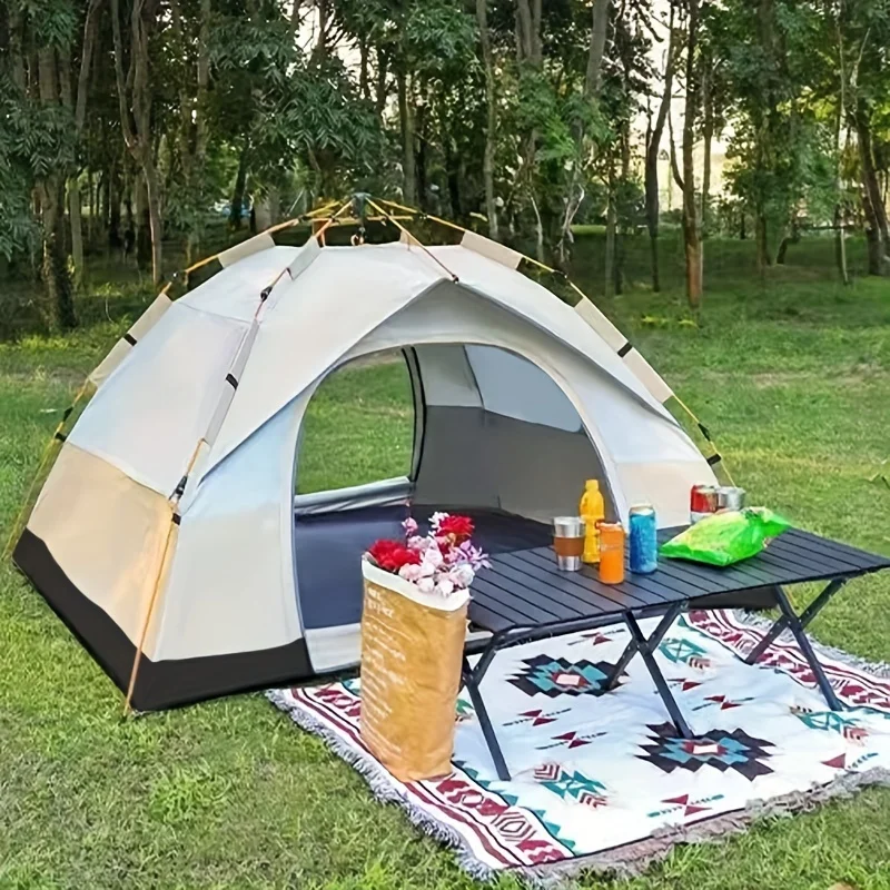4-5 Person outdoor tent campCustomized Waterproof Extra Large Persons Portable Family  tents camps