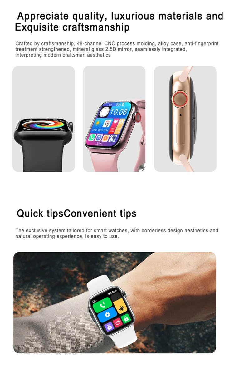 1.82inch Full Touch Screen M36 plus Max Watch Smart Wristband Waterproof Sport with wireless charger Smart Watch