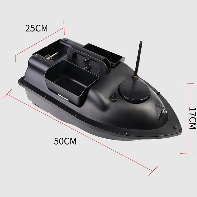 New Design Night Light 3 hopper GPS Fish finder RC Distance Auto RC Remote Control Fishing Bait Boat