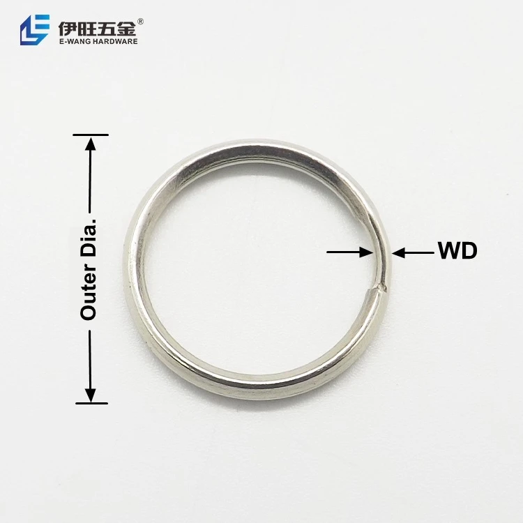 YIWANG Iron Split Key Rings Key Holder Various size keyrings for Home Car Office Keys Attachment