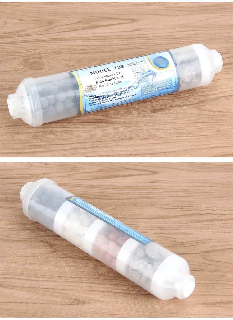 4 in 1 mineralizing Filter pH Balance and Restore Minerals Bio-Ceramic/Far Infrared/Remineralization Filter Cartridge