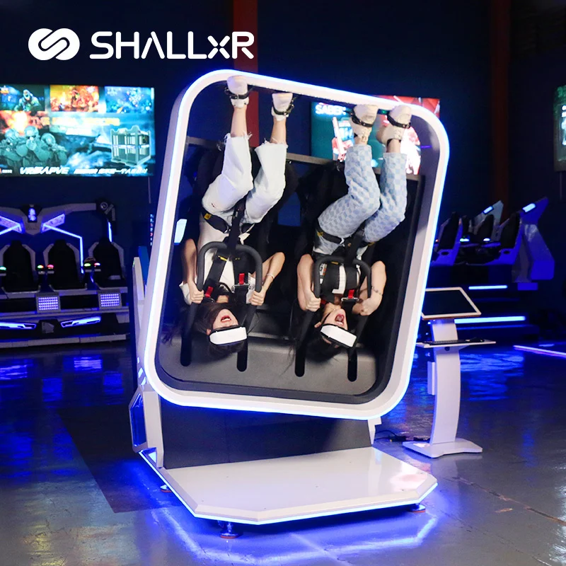ShallxR Amusement Ride Virtual Reality Aircraft Cockpit Flight Simulator Cockpit Trade 9D VR 360 Simulator