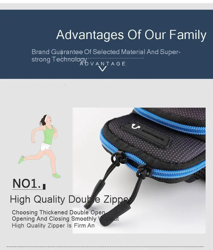 Gym Sports Running Jogging Arm Bag Holder Case Cover For Cell Phone Arm Bag