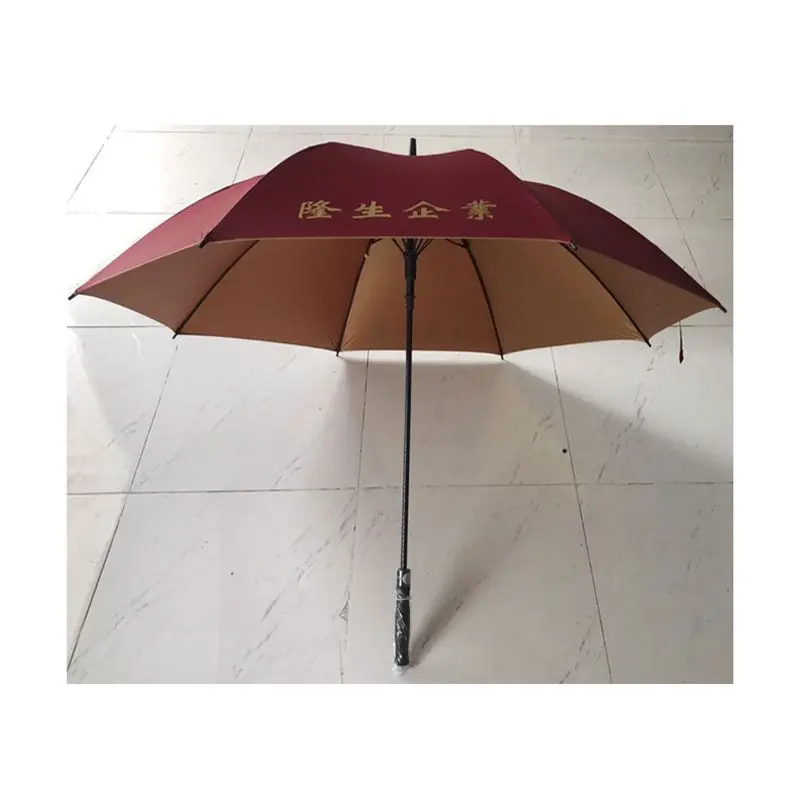 2022 Hot Sale Self-Opening Umbrella Small Portable Black Glue Red Coating UV-Proof Automatic Sun Umbrella
