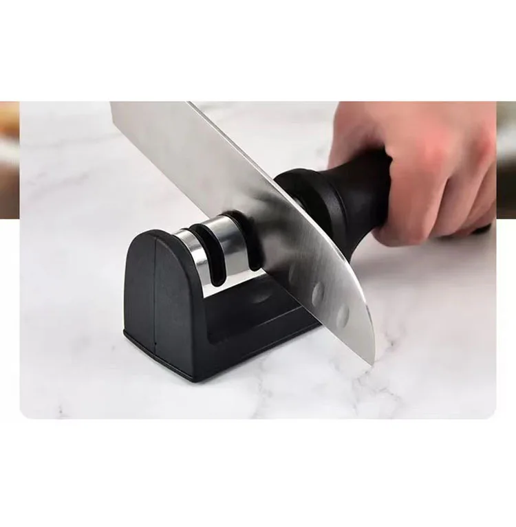 
Professional High Quality PS Plastic Handle Kitchen Knife Sharpener Kitchen tool 