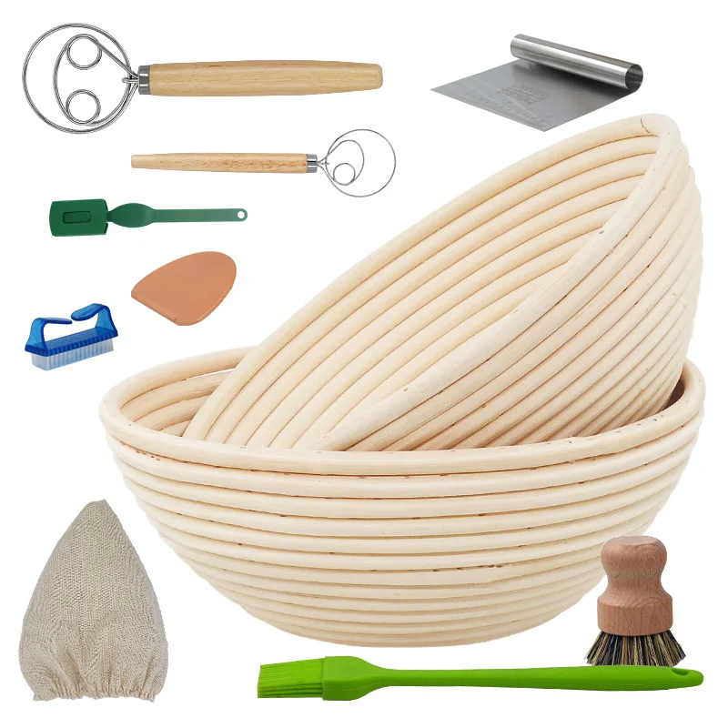 2022 best price bannetons recipe rattan proofing basket round bread proofing bread basket bread proofing basketbannetons