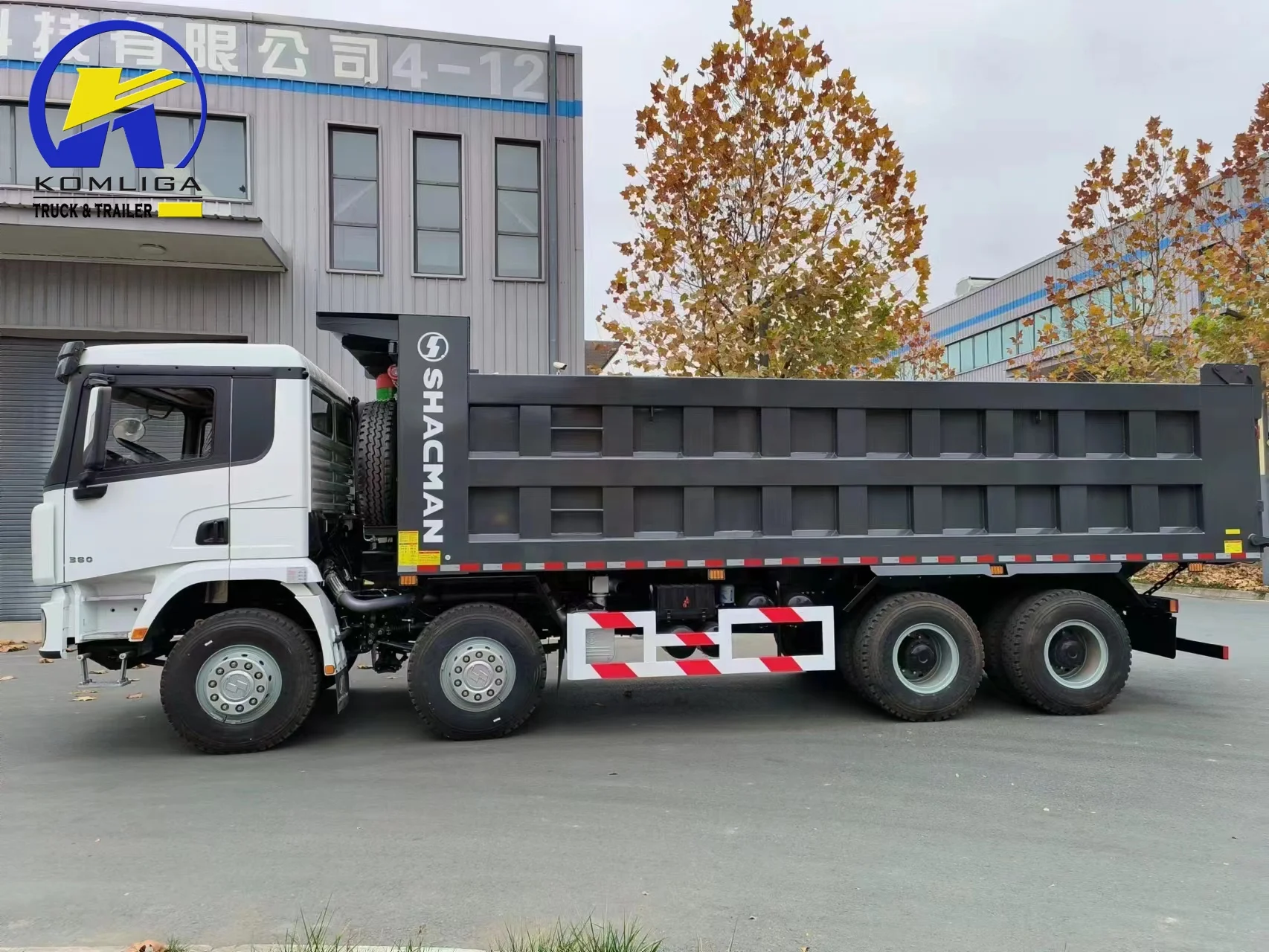 Shacman New 8x4 12Wheels dump truck 380hp Shakman used tipper truck 40 50Tons heavy mining construction transport truck