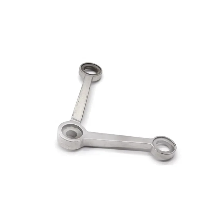 Building Glass Walls Fittings 304 Stainless Steel 180 Degree Glass Spider Accessories for Building Curtain Glass Wall