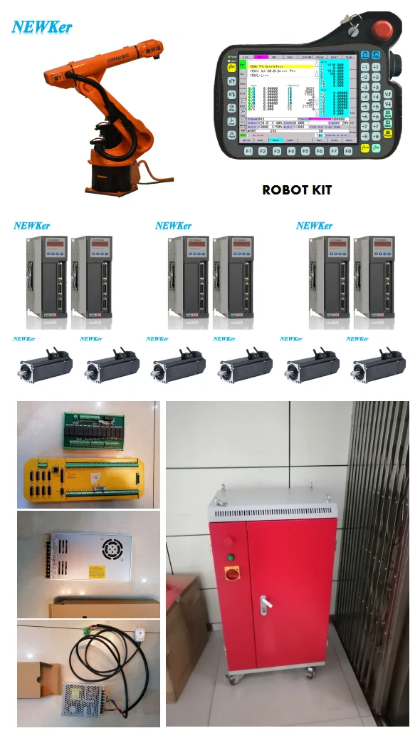 low-cost China industrial robot arm 6 axis with robot controller for palletizing grinding welding