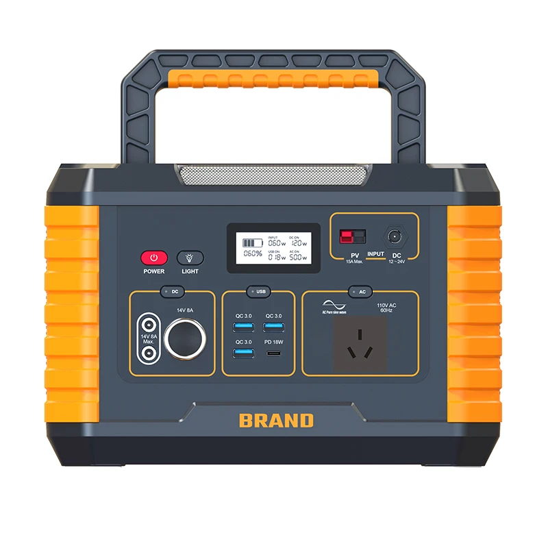 330W 500W 1000W Portable Power Station Pure Sine Wave Inverter All In One Solar Generator