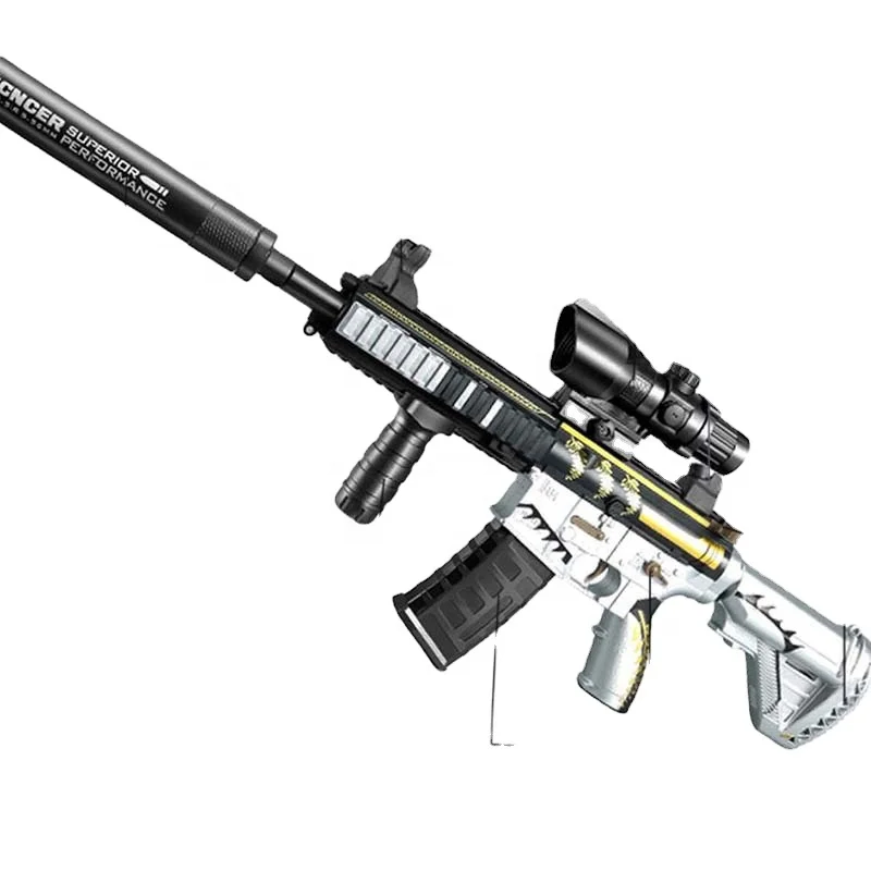 85cm M416 M4a1 Air Hydrogel Gun Toys Electric Gel Ball Blaster Gun Outdoor Shooting Game Water Bomb Guns Toy
