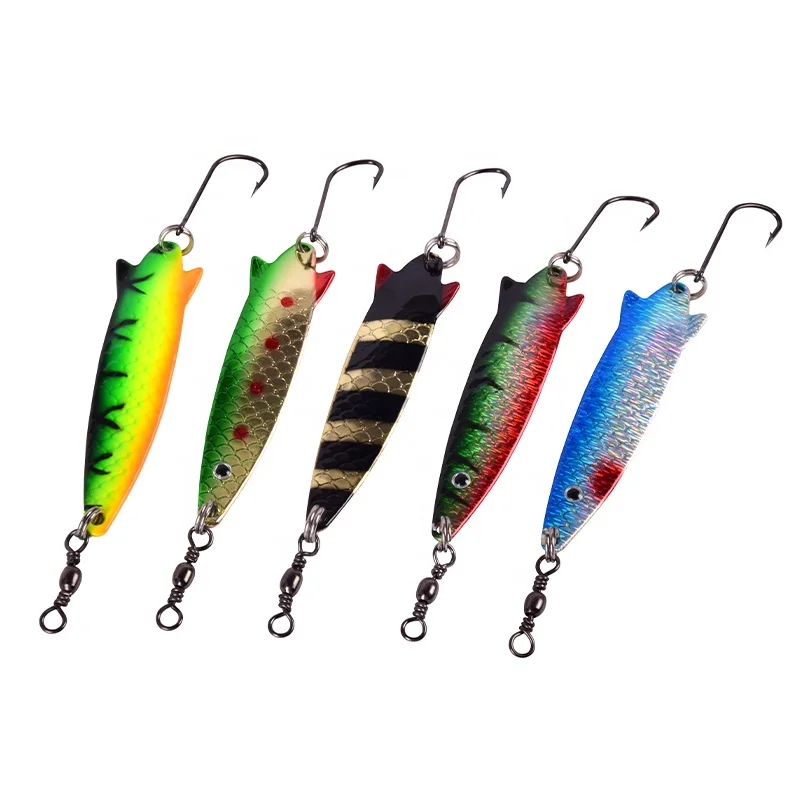 Kind Of Weight Copper Plating Freshwater Fishing Casting Toby Various Color Bait
