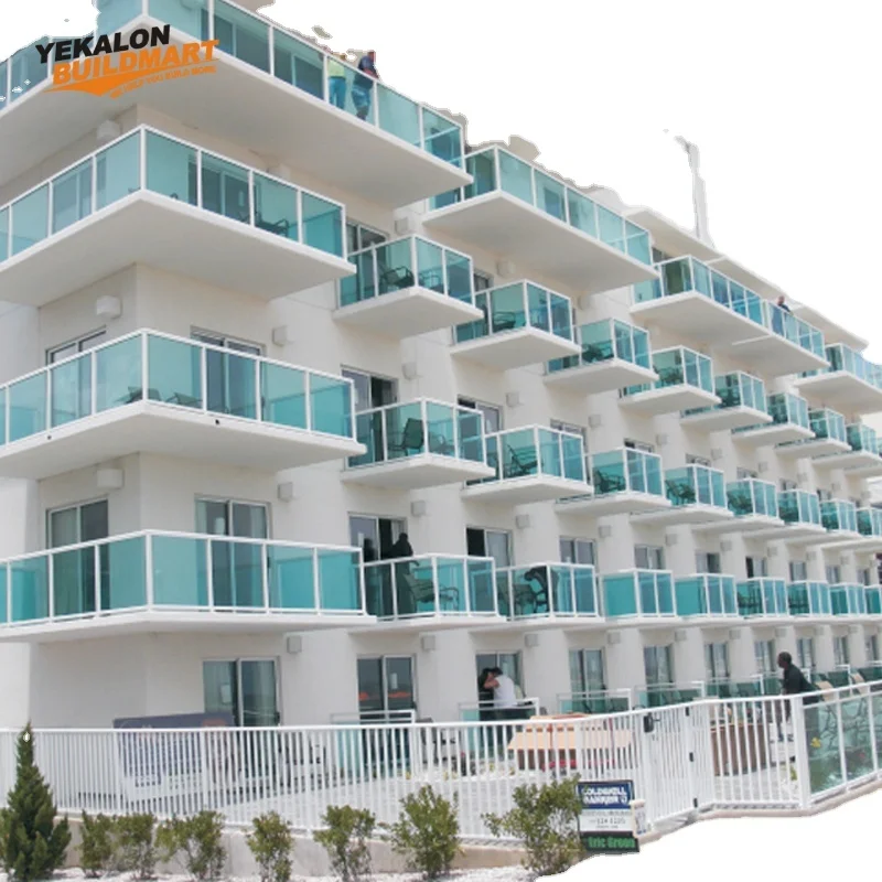 Hot Selling Good Quality Classic Design Semi frameless modern durable aluminium glass terrace railing designs