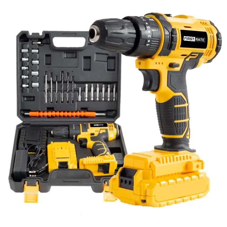 High Power Woodworking Power Tools 20V Li-Ion Battery Cordless Drill For Home Maintenance