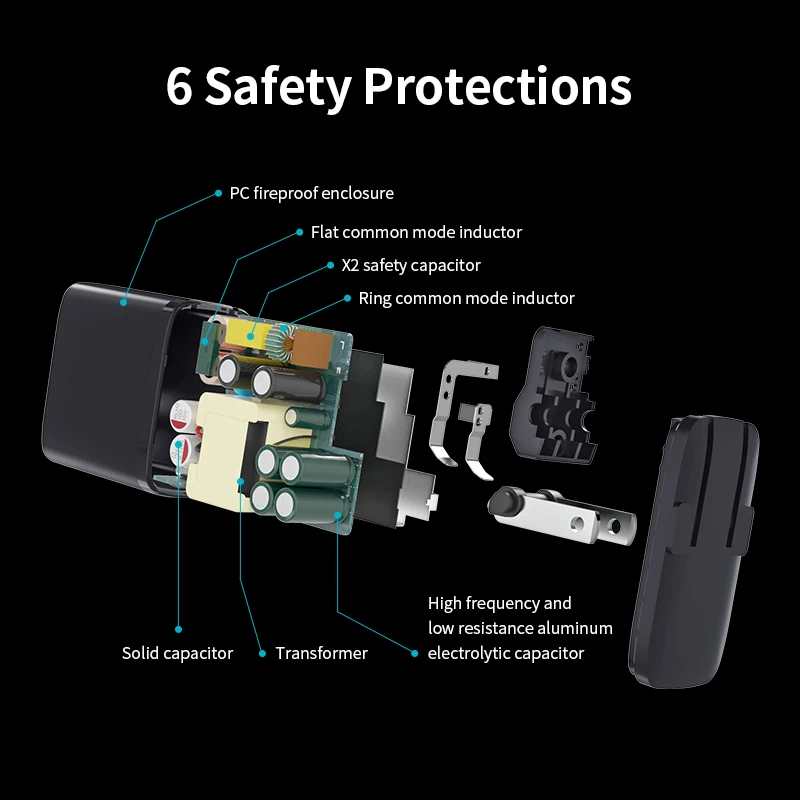 PD2.0 PD3.0 45W wall charger for notebook with US folding plug travel adapter for mobile laptop