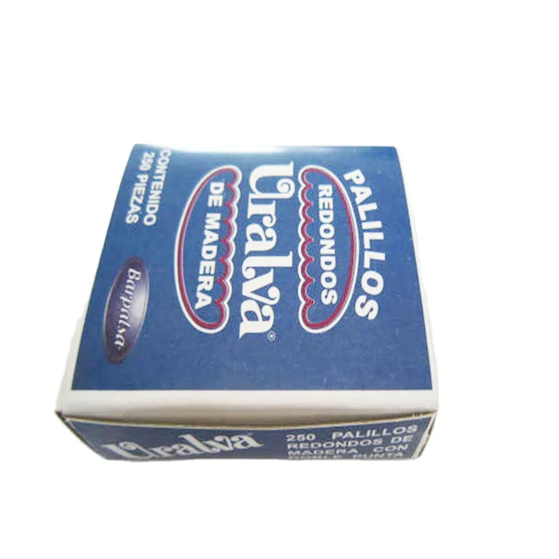 Factory Supplier Round Disposable White Birch Wood Toothpick