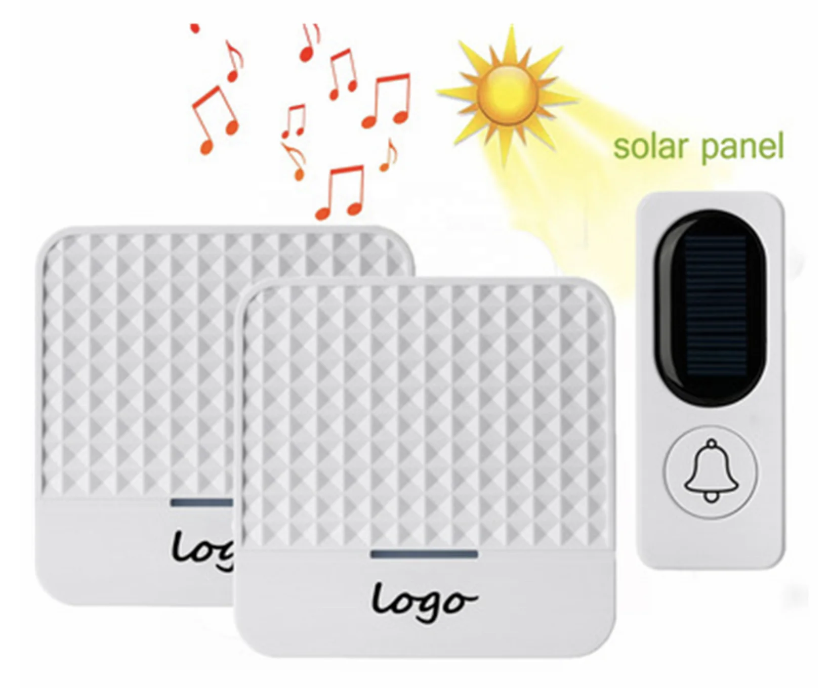 
Wholesale Smart Home Solar Powered Wifi Remote Control Door Bell for Home Apartment 