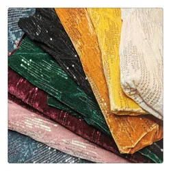 african wed velvet embroidery fabric gray lace fabric sequin embroidery fabric