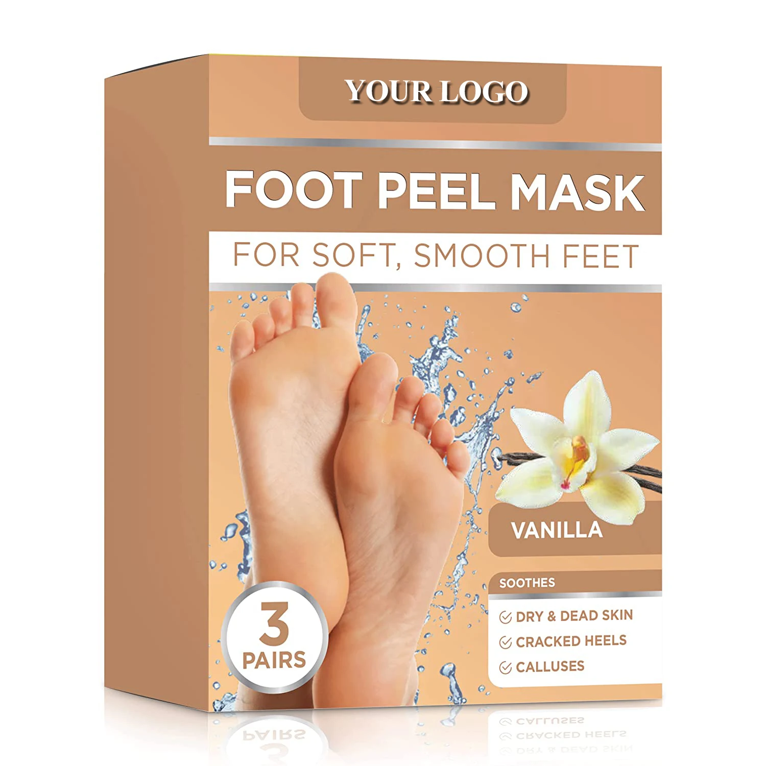 Wholesale Organic Peeling Exfoliating Foot Mask Feet Mask Remove Dead Skin Footmasks Cuticles Heel Foot Care