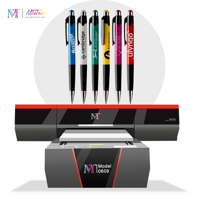 MTuTech Factory Price Small Format UV Flatbed Printer MT-UV 6090 for Promotional Item Printing