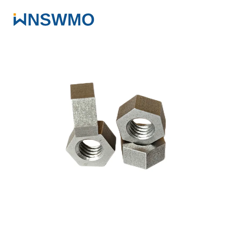 customized pure 99.95% Square molybdenum nuts  bolts screw manufacturers