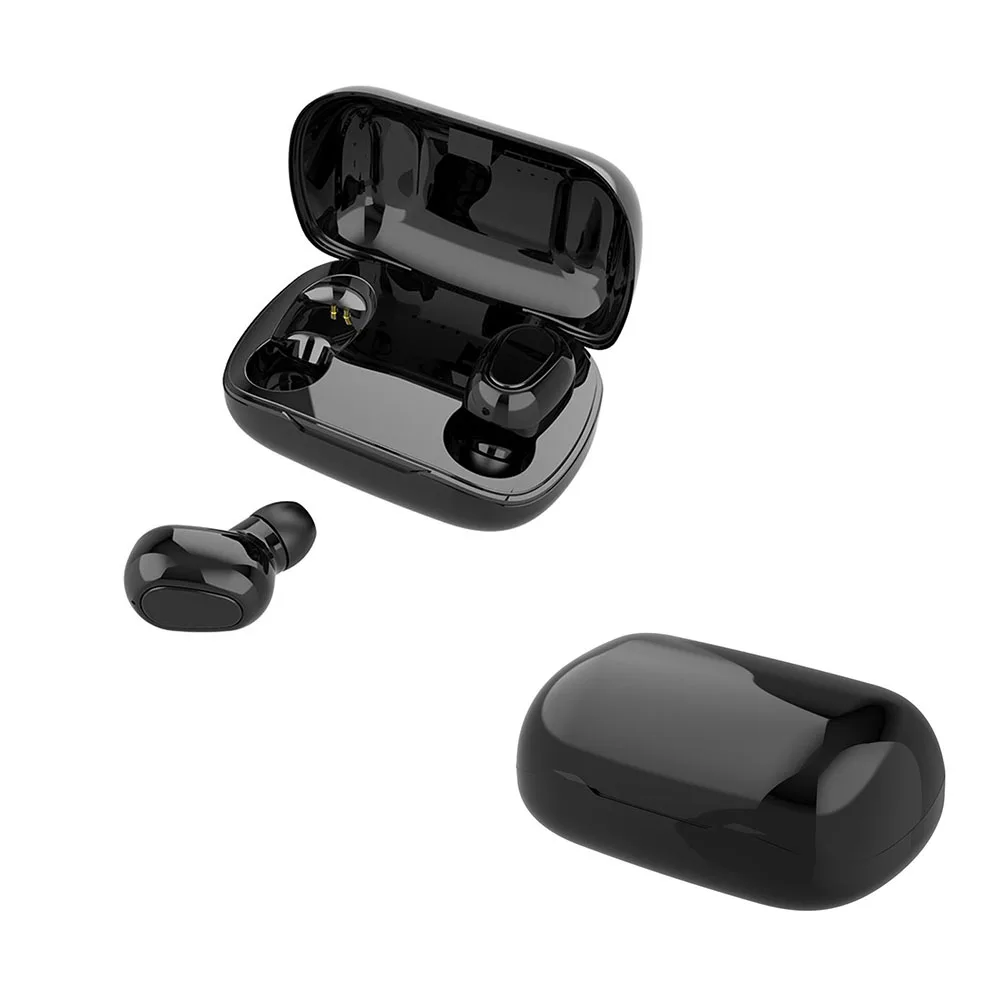 AECKON Mobile Phone Headphones Noise Cancelling TWS Earbuds Waterproof Sports Wireless Earphones