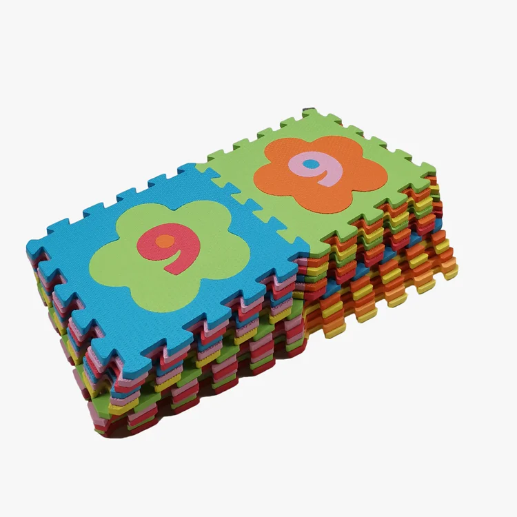 Wholesale hot sale factory manufacturer different sizes anti skid pattern eco friendly eva foam puzzle mat carpet baby play mat