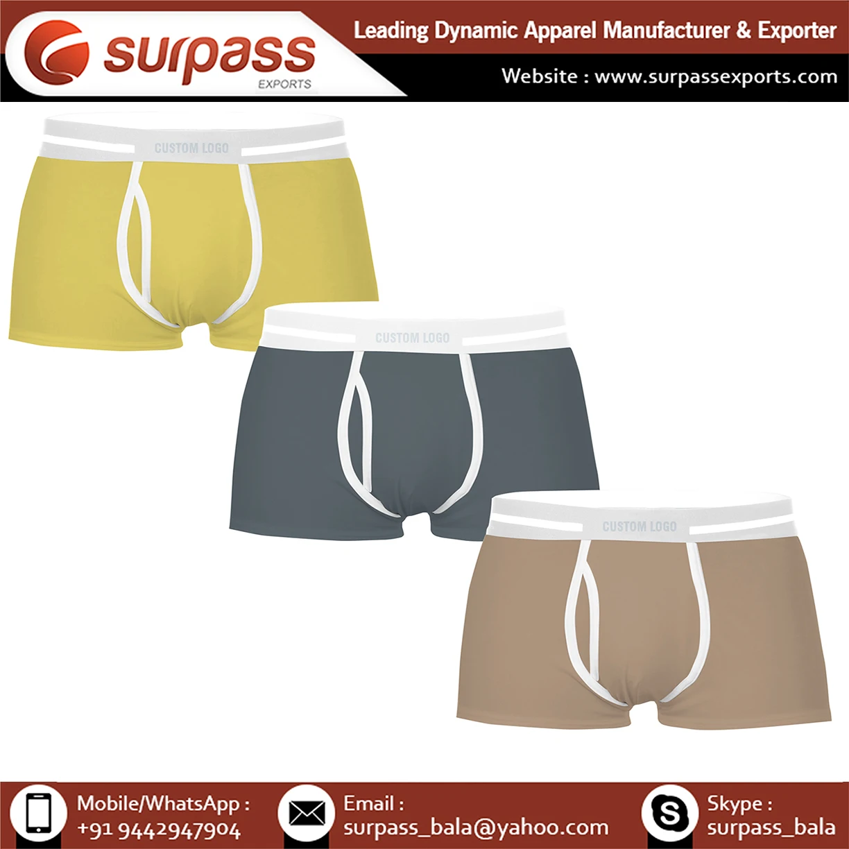 Stylish cotton men peris underwear for 100% cotton briefs