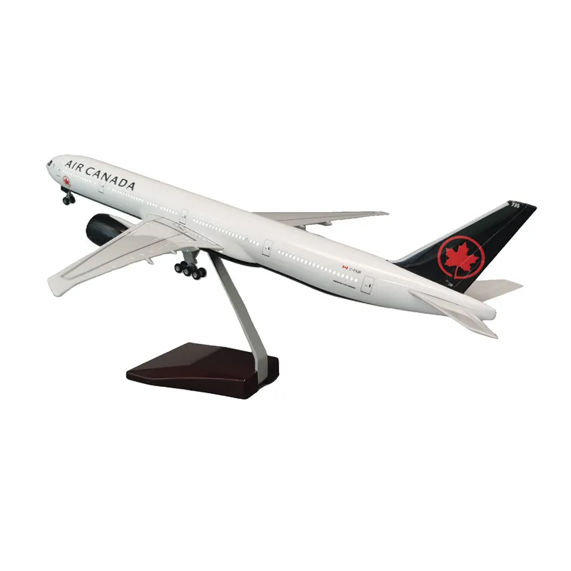 Fancy Toys for Kids Large Scale 1:157 47cm B777 Air Canda Resin Material Boeing 777 Plane Aircraft Models
