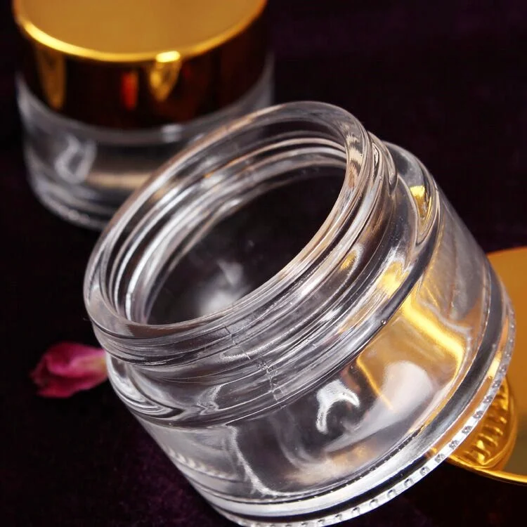 Стеклянная бутылка для крема, косметическая банка, дорожный набор,