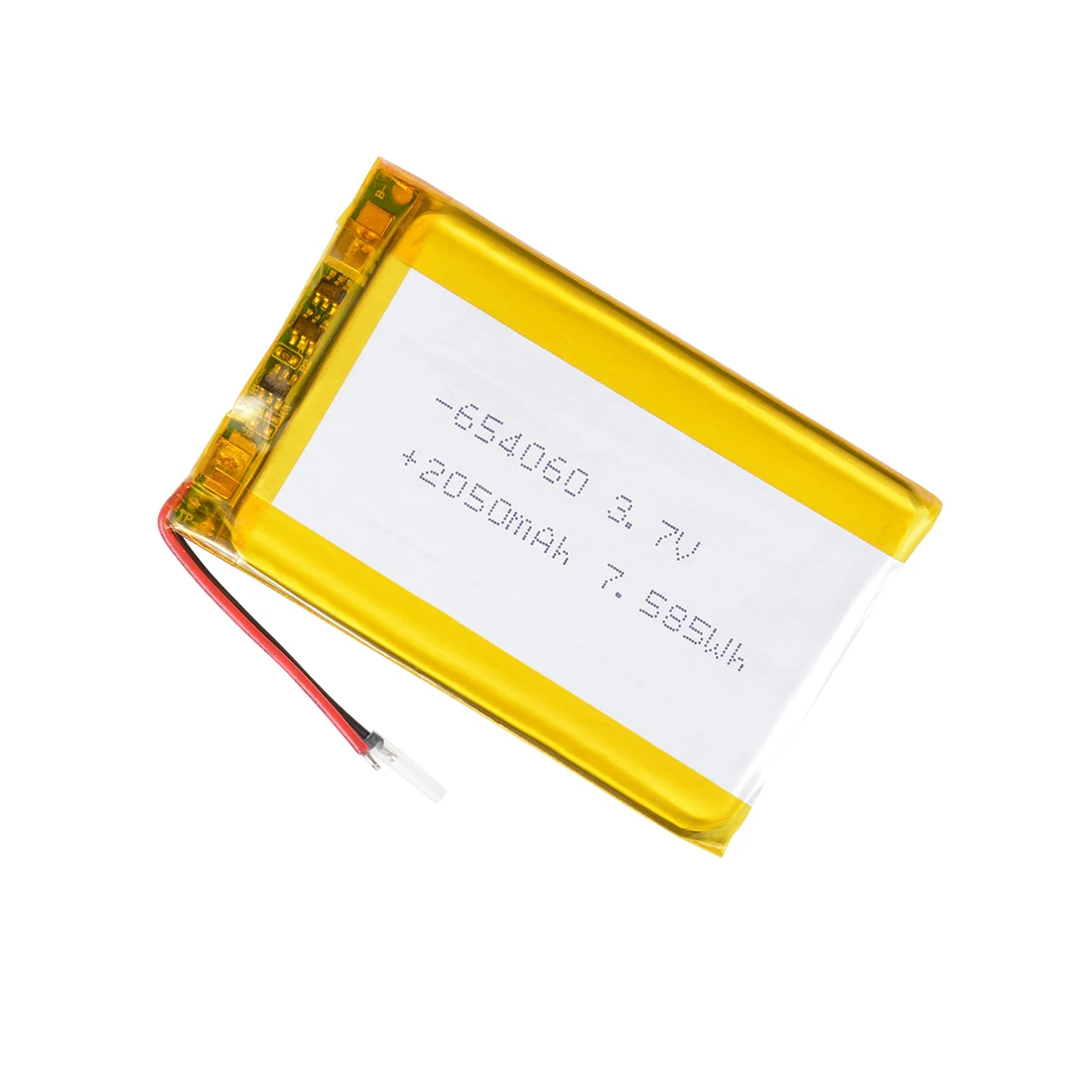 Customized Rechargeable  3.7V 2000Mah 2050Mah 2500Mah 3000Mah Li Lithium Polymer Pouch Batteries Lipo Battery with kc